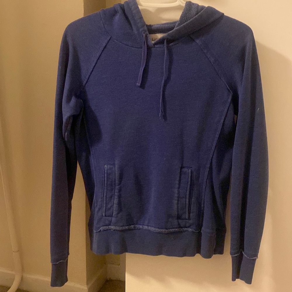 Blue Women's Hoodie with Pouch